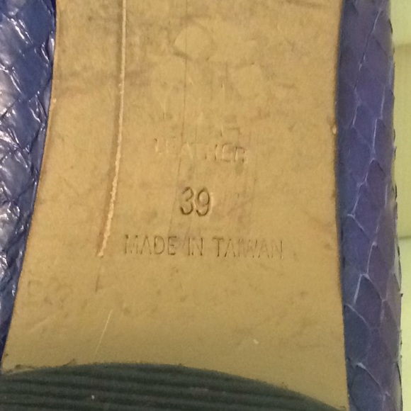 Ballerina Purple & Black Slip Ons by ALL BLACK - Picture 4 of 8